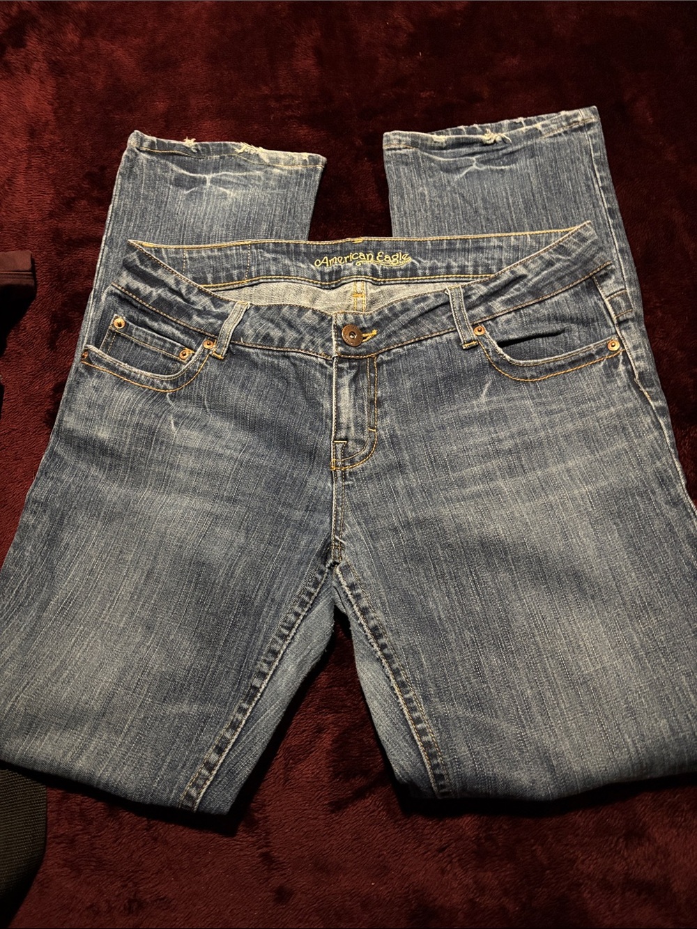 American Eagle Outfitters Women's Medium Blue Bootcut Jeans size 14